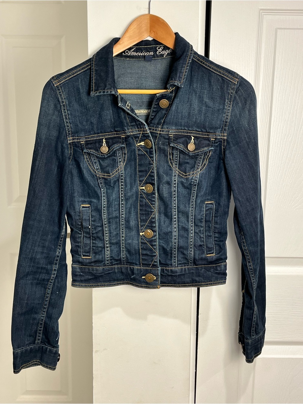 American Eagle Denim Jean Jacket Women’s Small